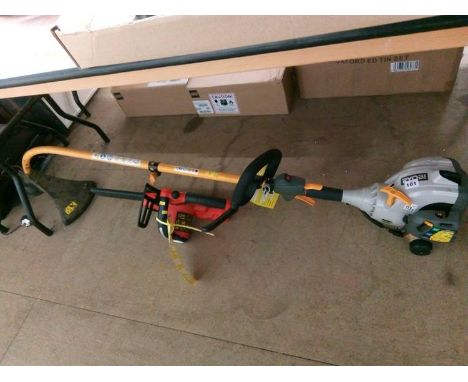 Strimmer and a chainsaw