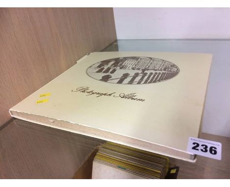 Post card album and contents