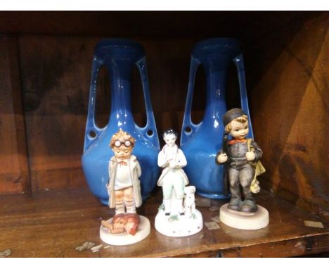 Goebel figures, pair of vases etc.