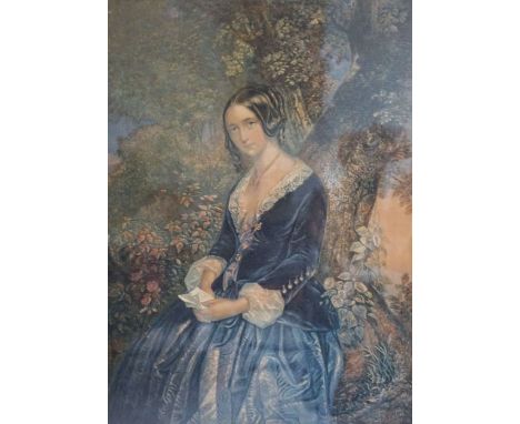 Two Victorian Baxter prints, including ‘Night Before Marriage’ and ‘The Lovers Letter Box’, circa 1954/56, both,&nbsp;37cm x 