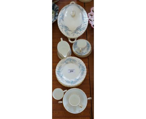 A Minton Belbrachen pattern tea service.