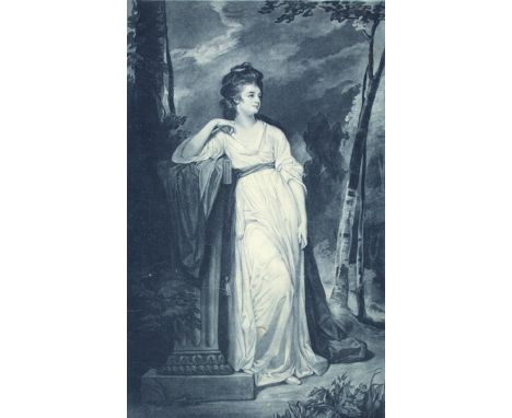 Walker, James: (1748 London 1808). "Miss Woodley". Portrait of Frances Woodley, Mrs Henry Bankes the Younger (1760-1823). Ste