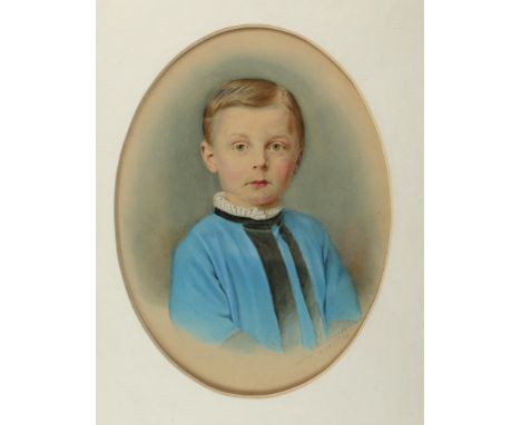 Konvolut: von 5 Bl. Portraits in versch. Techniken, 19/.20. Jh. 8°.  3 Portraits der Familie Varrenttrapp/Weydt, davon eines 
