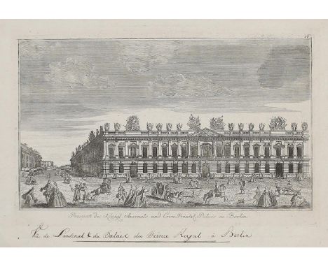 Berlin u. Potsdam.: "Prospect der sehr prächtigen Schloss- und Dom-Kirche zu Berlin (...)" - Kupferstich aus Johann David Sch