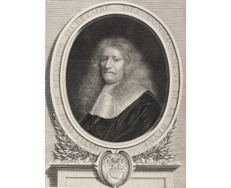 Masson, Antoine: (1636 Paris 1700). Guillaume de Brisacier Secretaire des Commandemens de la Reyne. A. Masson nach Nicolas Mi