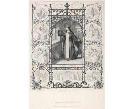 Sonderland,J.B.: Bilder und Randzeichnungen zu deutschen Dichtungen. 2. Aufl. 1.-5. Lieferung in 1 Bd. Düsseldorf, Buddeus (1