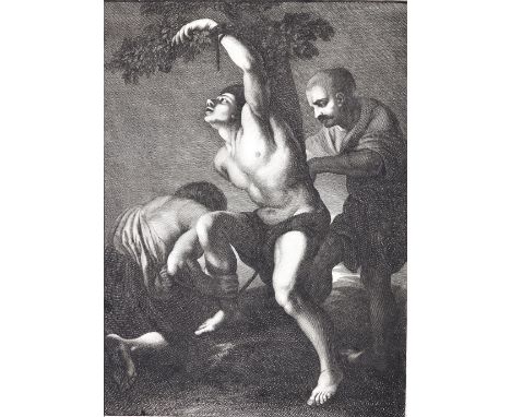 Coelemans, Jacobus: (1654 Antwerpen - Aix-en-Provence 1731/35). Sebastianus Cristianus. Der hl. Sebastian wird von 2 Männern 