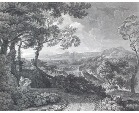 Gmelin, Wilhelm Friedrich: (1760 Badenweiler - Rom 1820). Il Temporale del Pussino. Kupferstich n. Gaspard Poussin (eig. Gasp