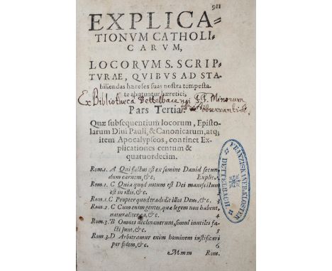 Moncaeus,F.: Aaron purgatus, sive de vitulo aureo libri duo Simul Cheruborum Mosis, vitulorum Jeroboami, Theraphorum Michae, 