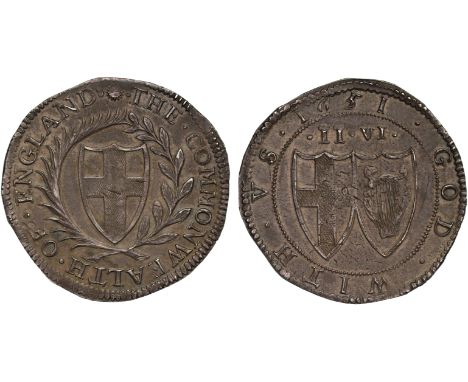 The Current Spink Standard Catalogue Plate Coin, ex Slaney CollectionCommonwealth (1649-60), silver Halfcrown, 1651, English 
