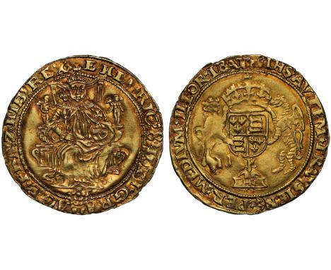 Very Rare Posthumous Issue Gold Half Sovereign of King Henry VIII Under His Son Edward VIHenry VIII (1509-47), Posthumous iss