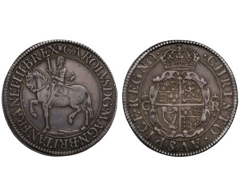 Charles I (1625-49), silver Halfcrown of Two Shillings and Sixpence, Nicholas Briot's first milled Issue (1631-32), armoured 