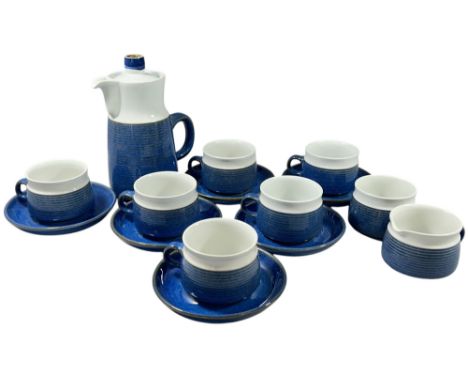 A Denby Chatsworth coffee set for six 