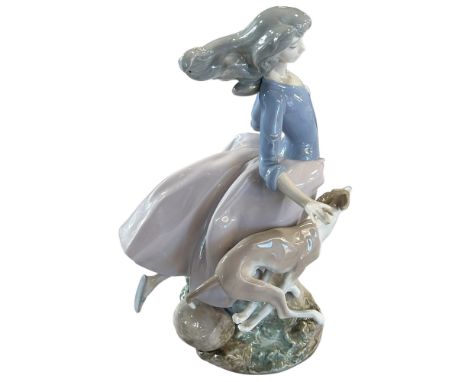 A Lladro figure 5855 - Afternoon Jaunt, 27cm