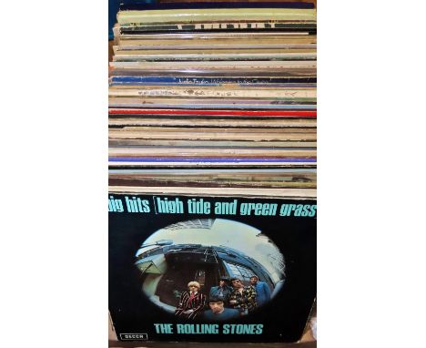 A collection of LPs from the 70s and 80s (80+) to include Bob Dylan, Elvis Costello, Simply Red, U2 and many others
