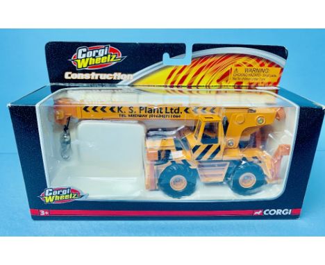 Corgi Die-Cast No.TY86101 Mobile Crane KS Plant Hire Livery Yellow Boxed