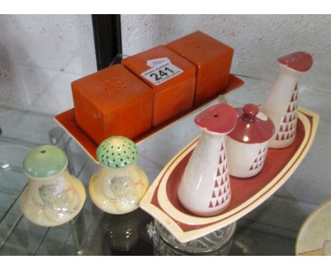 3 cruet sets to include Carltonware