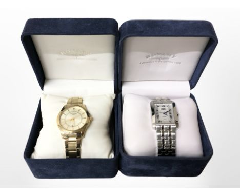Two gents Rotary calendar wristwatches, boxed. 