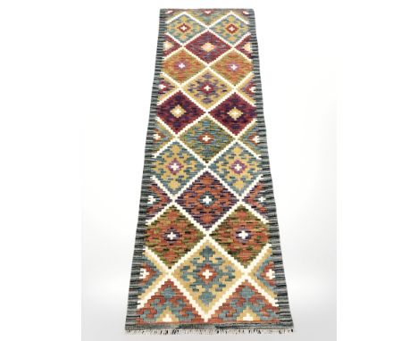 A Maimana Kilim runner, 206 cm x 66 cm 