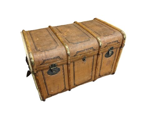 Vintage traveling trunk