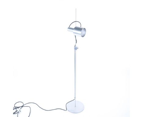 PETER NELSON for ARCHITECTURAL LIGHTING Ltd, a 1960's British designed aluminium floor lamp, height 138cm 