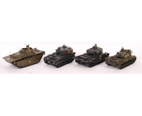 A collection of 4x Japanese made 1/35 scale military model kits comprising of a Tamiya battery operated German Third Reich Na