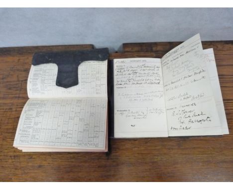 (LONSDALE DOCTOR HENRY).&nbsp; Carlisle Diary &amp; Calendar for 1870, probably the property of the Late Doctor Henry Lonsdal