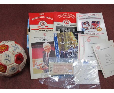 Manchester United 1999 F.A Cup Final Gallery Seats Ticket, Number 00002 plus programme, two tickets at Tottenham, three Sport