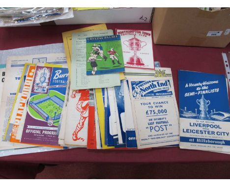 1960s Programmes including 60-1 Leeds v. Sheffield United - Don Revie's first home game, Brighton v. Frem, Plymouth v. Ipswic