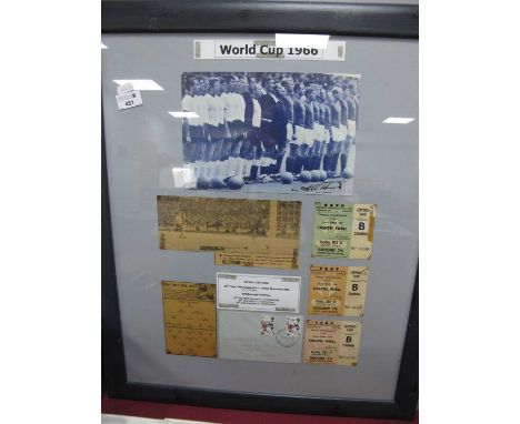 World Cup 1966 Tickets, for group games at Hillsborough involving Switzerland v. West Germany, Spain &amp; Argentina, (sellot
