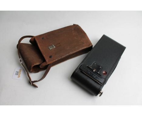Vintage folding camera and original case 