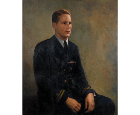 Artist: Ivan Gregorewitch Olinsky (Russian, 1878-1962)Title: Portrait of an OfficerDimensions: 36 x 30 in; Frame 43 x 37 in.D