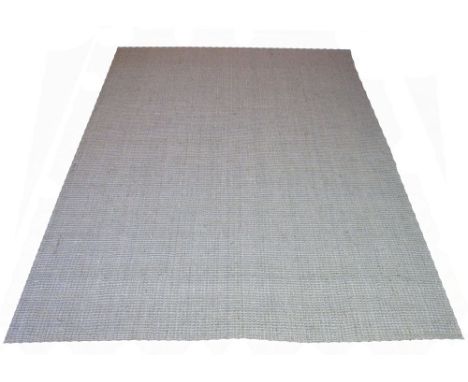 CALVIN KLEIN JUTE CARPET, 310cm x 245cm, in a contemporary silver en gris finish. 