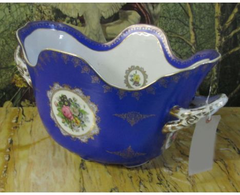 CHAMPAGNE BATH, Sevres style ceramic, 49cm x 37cm x 27cm H.