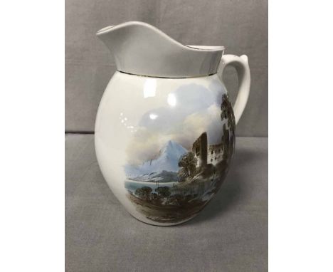 HAND PAINTED CHAMBER POTalong with wash basin and jug