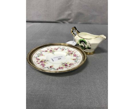 CAULDRON PART TEA SERVICEalong with another part tea service and a Tuscan hand painted sugar and milk