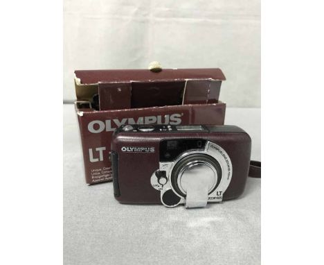 OLYMPUS LT ZOOM 105 CAMERA also two Leatherman multi tools and two pocket knives (5)