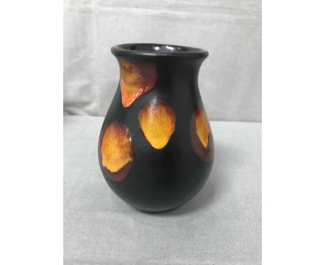 POOLE POTTERY GALAXY PATTERN VASE17 cm high