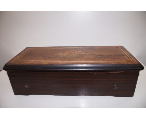 Victorian music box, Milikin &amp; Lawley 168, strand, London. 8-Airs, comb seems to be intact. 