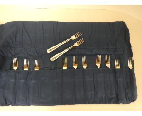 A twelve piece near complete plated flatware service by Mappin &amp; Webb PURCHASERS: PAYMENT BY BANK TRANSFER ONLY. COLLECTI