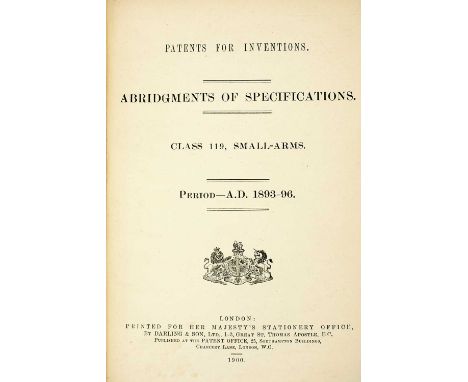 nine editions, covering, Ordnance and Machine Guns, Small-Arms and covering 1877-1908. (9)