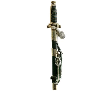 25cm flattened diamond section blade with no billet clamp seam, regulation alloy hilt wire bound ribbed leather grip, contain
