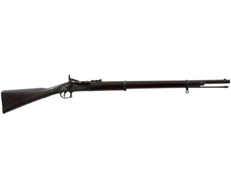 30.75inch barrel fitted with ramp and ladder rearsight to 1000yards with extensive military proofs etc., clean bore, bayonet 