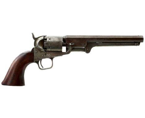 7.5inch sighted octagonal barrel stamped with the manufacturer's details, serial no. 38120 to the cylinder, the left side of 