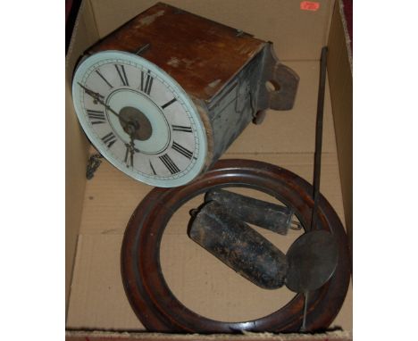 A Victorian postman's alarm clock (a/f) 