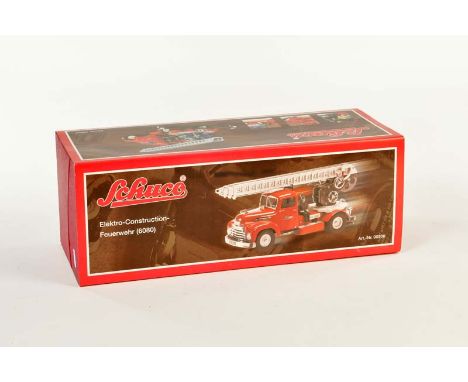   Schuco, Feuerwehr, 32 cm, Blech, Funktion ok, Okt Z 1, Neuproduktion, min. staubig, sonst Z 1        Schuco, Fire Engine, t