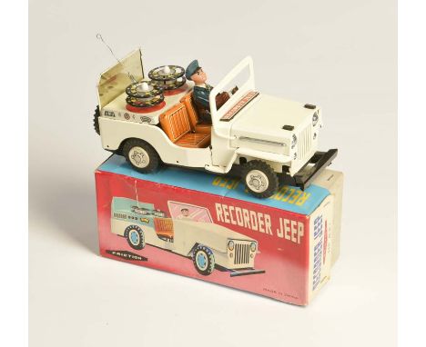   Recorder Jeep MF 831, China, 20,5 cm, Blech, Friktion ok, min. LM, Okt Z 2+, Z 1-2        Recorder Jeep MF 831, China, tin,
