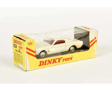   Dinky Toys, 161 Ford Mustang, England, 1:43, Druckguss, Okt beschädigt, bitte besichtigen        Dinky Toys, 161 Ford Musta
