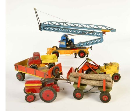   Steiff u.a., Konvolut Unimog, Radlader, Anhänger u.a., GemBw, starke LM, umfangreich, bitte besichtigen, Z 3-4        Steif