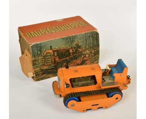   MS, Raupenschlepper, DDR, 25 cm, Blech, Antrieb nicht geprüft, LM, Okt Z 3 (Laschen fehlen), Z 2        MS, Crawler Tractor